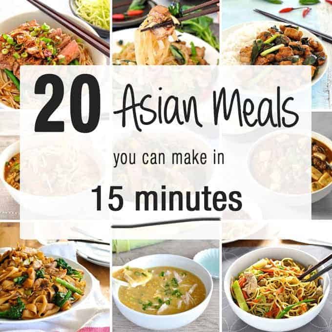 15分钟就能做20道亚洲菜，从零开始。