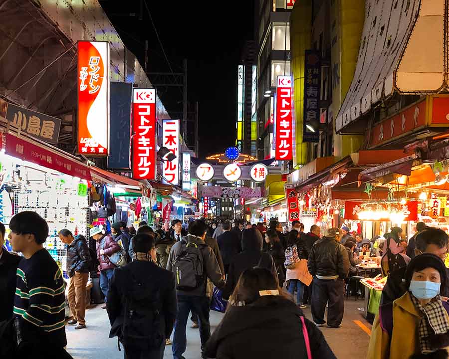 东京上野 - 阿美横町街头食品