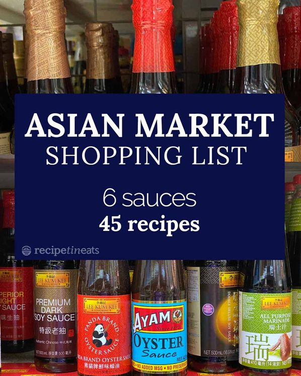 亚洲市场购物清单