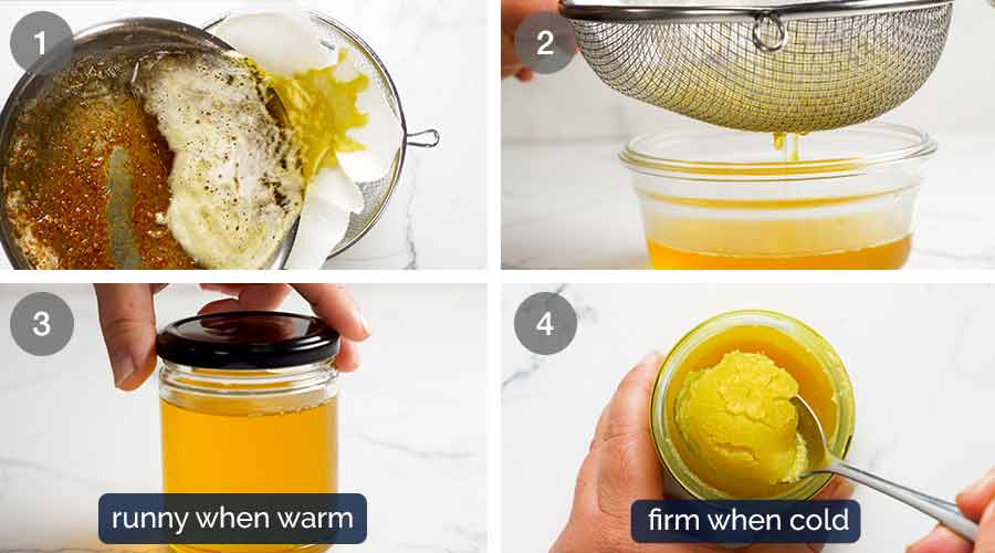 如何制作自制酥油和澄清的黄油（同样的东西）